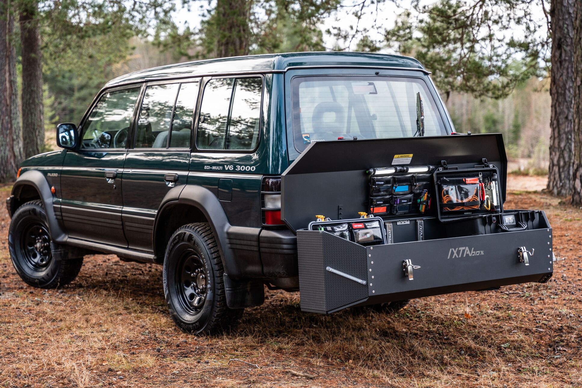 Heavy-duty car trunk storage organizer