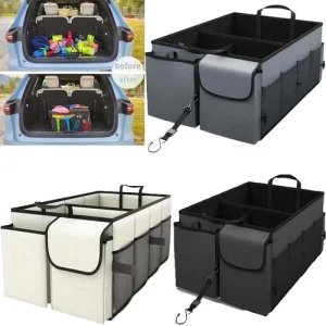 Car Boot Organiser Heavy Duty Collapsible Foldable Tidy Storage Trunk Box Tools